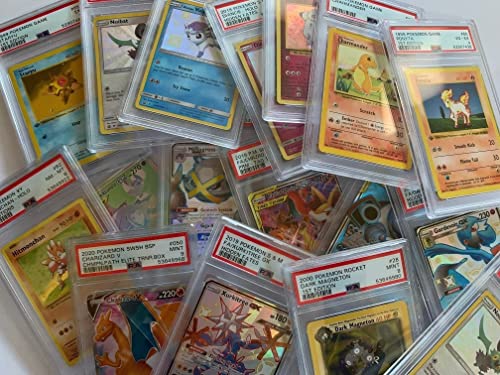 One Random PSA or Other Graded and Authenticated Encased Pokemon Card (Perfect for Display)